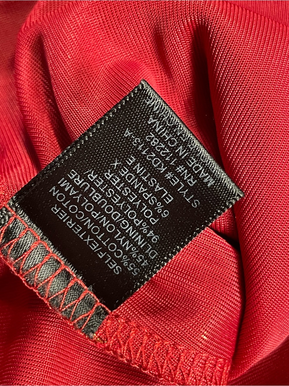Greylyn Red Lace Fit & Flare Dress Gold Lining Romantic Cocktail Medium - Picture 10 of 10